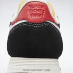الأساسية أسود / أبيض ftwr / أحمر متجه أحذية جلدية كلاسيكية Reebok 0NZ0F530 - Image 8