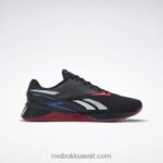 الأساسية أسود / أبيض ftwr / أزرق متجه أحذية nano x3 Reebok 0NZ0F38 - Image 3