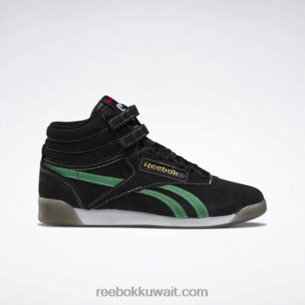 الأساسية أسود / غلين أخضر / أحمر متجه f / s مرحبا أحذية نسائية Reebok 0NZ0F352