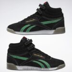 الأساسية أسود / غلين أخضر / أحمر متجه f / s مرحبا أحذية نسائية Reebok 0NZ0F352 - Image 9