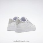 التقى أبيض / فضي ftwr. حذاء نسائي كلوب سي 85 Reebok 0NZ0F319 - Image 4