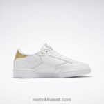 التقى الأبيض / الذهب. حذاء نسائي كلوب سي 85 Reebok 0NZ0F404 - Image 4