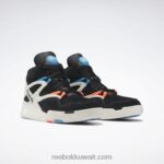 التوهج الأسود الأساسي / الطباشير / البرتقالي مضخة كرة السلة اومني زون II Reebok 0NZ0F6 - Image 3