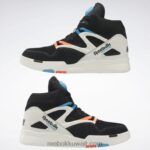 التوهج الأسود الأساسي / الطباشير / البرتقالي مضخة كرة السلة اومني زون II Reebok 0NZ0F6 - Image 9