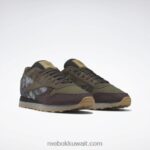 الجص f23 / الأرض الخصبة / النيلي المدخن أحذية جلدية كلاسيكية Reebok 0NZ0F643 - Image 3