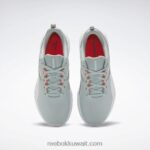 الرمادي الساحلي / أبيض ftwr / البرتقالي التوهج حذاء فلكساغون إنرجي 4 للتدريب النسائي Reebok 0NZ0F184 - Image 6