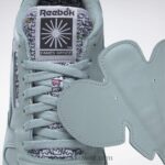 الرمادي الساحلي / أسود النواة حذاء ايمز جلدي كلاسيكي Reebok 0NZ0F548 - Image 9