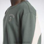 الطباشير الأخضر قميص طاقم lny Reebok 0NZ0F494 - Image 5
