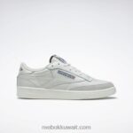 الطباشير / الأسود / الأزرق المتجه حذاء كلوب سي 85 فنتاج Reebok 0NZ0F174