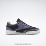 الظل الأرجواني / الروح الأبيض / الأخضر خمر حذاء دي سي كلوب سي 85 Reebok 0NZ0F95 - Image 3