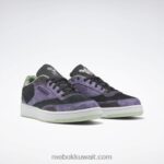 الظل الأرجواني / الروح الأبيض / الأخضر خمر حذاء دي سي كلوب سي 85 Reebok 0NZ0F95 - Image 4