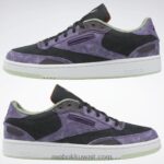 الظل الأرجواني / الروح الأبيض / الأخضر خمر حذاء دي سي كلوب سي 85 Reebok 0NZ0F95 - Image 10