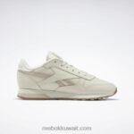 المرمر / البيج الحديث / الطباشير أحذية نسائية جلدية كلاسيكية Reebok 0NZ0F116 - Image 3