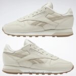 المرمر / البيج الحديث / الطباشير أحذية نسائية جلدية كلاسيكية Reebok 0NZ0F116 - Image 10