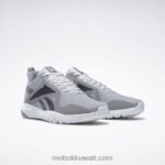 بارد رمادي / متجه البحرية فلكساغون فورس 3 أحذية تدريب رجالية واسعة 4e Reebok 0NZ0F1071 - Image 3