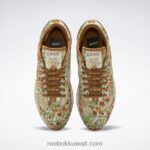 بني بري / مغرة ساطعة / أصفر شاحب أحذية جلدية كلاسيكية lqqk Reebok 0NZ0F72 - Image 6