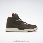 بني رمادي / بني غامق / ضباب قرمزي مضخة كرة السلة اومني زون II Reebok 0NZ0F75