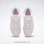 بورسلين وردي / وردي توهج / أبيض فاتح أحذية نسائية جلدية كلاسيكية Reebok 0NZ0F205 - Image 6
