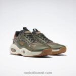 تريك جراي / هنتر جرين / وايلد براون حل أحذية كرة السلة منتصف Reebok 0NZ0F213 - Image 3