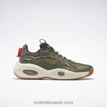 تريك جراي / هنتر جرين / وايلد براون حل أحذية كرة السلة منتصف Reebok 0NZ0F213
