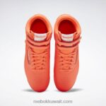 توهج برتقالي / أبيض ftwr أحذية نسائية هاي حرة Reebok 0NZ0F141 - Image 7