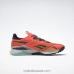 توهج برتقالي / قلب أسود / أصفر حامض شمسي حذاء تدريب nano x2 tr Adventure للرجال Reebok 0NZ0F1116 - Image 4
