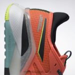 توهج برتقالي / قلب أسود / أصفر حامض شمسي حذاء تدريب nano x2 tr Adventure للرجال Reebok 0NZ0F1116 - Image 9