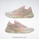 توهج ecru / كانيون مرجاني / برتقالي ناعم أحذية التدريب nanoflex tr للسيدات Reebok 0NZ0F297 - Image 9
