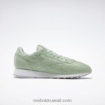 حكيم فاتح / أبيض قدم / رمادي بارد 2 حذاء ايمز جلدي كلاسيكي Reebok 0NZ0F553 - Image 2