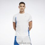 رجال أبيض تشغيل تي شيرت سبيدويك Reebok 0NZ0F1247