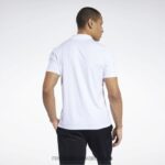 رجال أبيض قميص بولو جاهز للتمارين الرياضية Reebok 0NZ0F1233 - Image 3