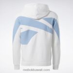 رجال أبيض كرة السلة العودة ناقلات الصوف هوديي Reebok 0NZ0F1144 - Image 8