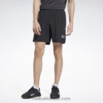 رجال أسود أداء معتمد للسرعة + شورت Reebok 0NZ0F1321