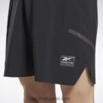 رجال أسود أداء معتمد للسرعة + شورت Reebok 0NZ0F1321 - Image 4