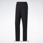 رجال أسود أساسيات التدريب سروال محبوك غير مُبطن Reebok 0NZ0F1065 - Image 8
