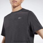 رجال أسود أكتيفشيل رياضي تي شيرت Reebok 0NZ0F1194 - Image 5