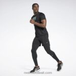 رجال أسود الجوارب الجري سبيدويك Reebok 0NZ0F1345 - Image 3
