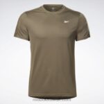 رجال أسود الليل تي شيرت مزيج جاهز للتمارين الرياضية Reebok 0NZ0F1189 - Image 6