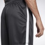 رجال أسود الليل شورت شبكي جاهز للتمارين الرياضية Reebok 0NZ0F1346 - Image 4