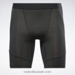 رجال أسود الليل ملخصات ضغط Reebok 0NZ0F1360 - Image 6