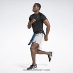 رجال أسود تشغيل تي شيرت سبيدويك Reebok 0NZ0F1279 - Image 2