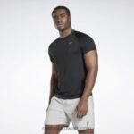 رجال أسود تشغيل تي شيرت سبيدويك Reebok 0NZ0F1279