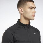 رجال أسود تشغيل ربع الرمز البريدي Reebok 0NZ0F1300 - Image 4