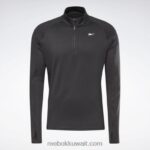 رجال أسود تشغيل ربع الرمز البريدي Reebok 0NZ0F1300 - Image 7