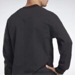 رجال أسود تي شيرت متوسط ​​الطول بأكمام طويلة من الدفء الحراري + الجرافين Reebok 0NZ0F1288 - Image 6