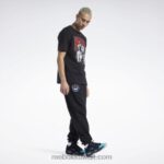 رجال أسود تيشيرت إيفرسون بأكمام قصيرة Reebok 0NZ0F1226 - Image 2