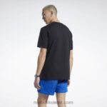 رجال أسود تيشيرت إيفرسون رمي قصير الأكمام Reebok 0NZ0F1265 - Image 4