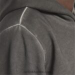 رجال أسود سترة بغطاء للرأس من الصوف ثنائية الصبغة لمحكمة كرة السلة Reebok 0NZ0F1276 - Image 5