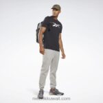 رجال أسود سلسلة الرسم ناقلات تي شيرت Reebok 0NZ0F1250 - Image 2
