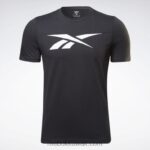 رجال أسود سلسلة الرسم ناقلات تي شيرت Reebok 0NZ0F1250 - Image 6